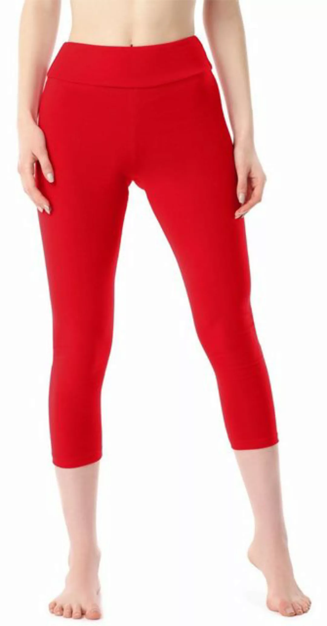 Merry Style Leggings Damen 3/4 Capri Hose MS10-430 (1-tlg) aus Baumwolle günstig online kaufen