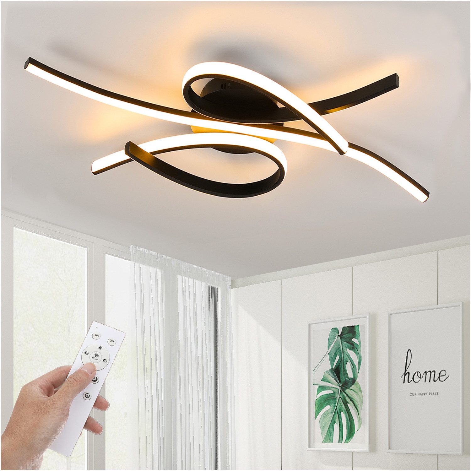 oyajia LED Deckenleuchte 27W Moderne Wohnzimmer günstig online kaufen