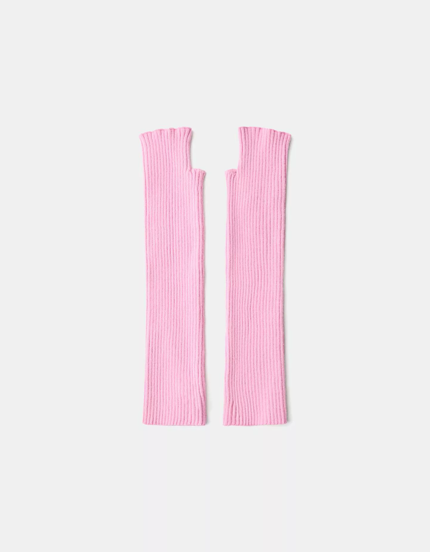 Bershka Fingerlose Handschuhe Mit Rippenmuster Damen Rosa günstig online kaufen