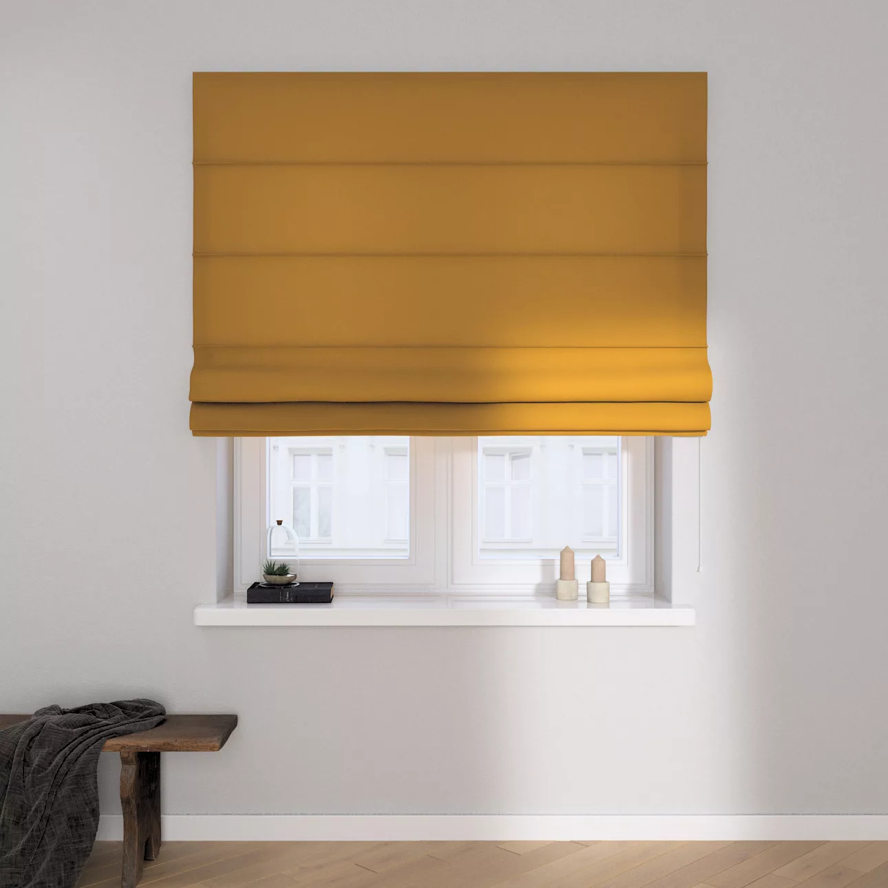 Dekoria Raffrollo Capri, honiggelb, 130 x 170 cm günstig online kaufen