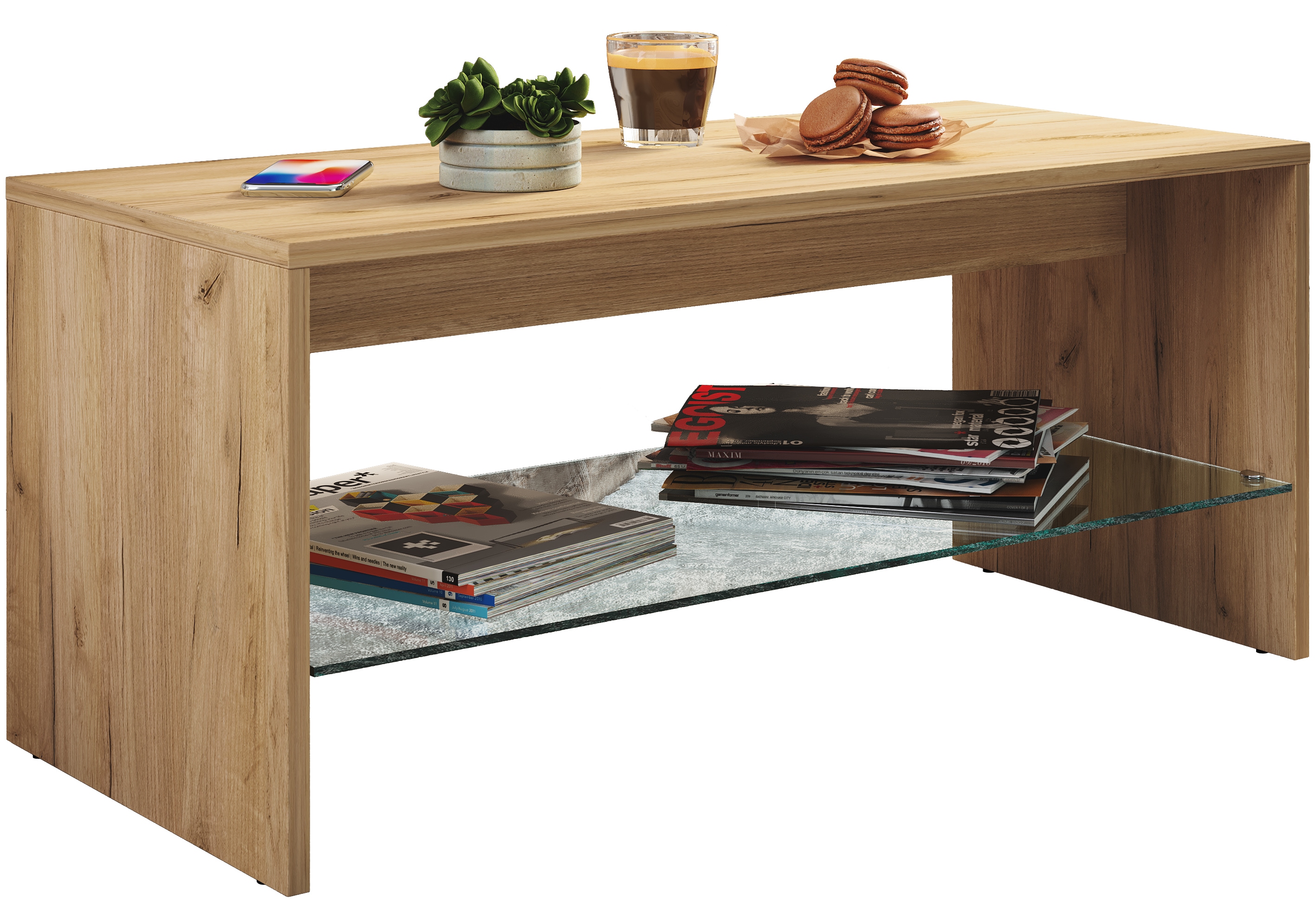 VCM Couchtisch "VCM Holz Couchtisch  Sofatisch mit ausreichend Stauraum  Ma günstig online kaufen