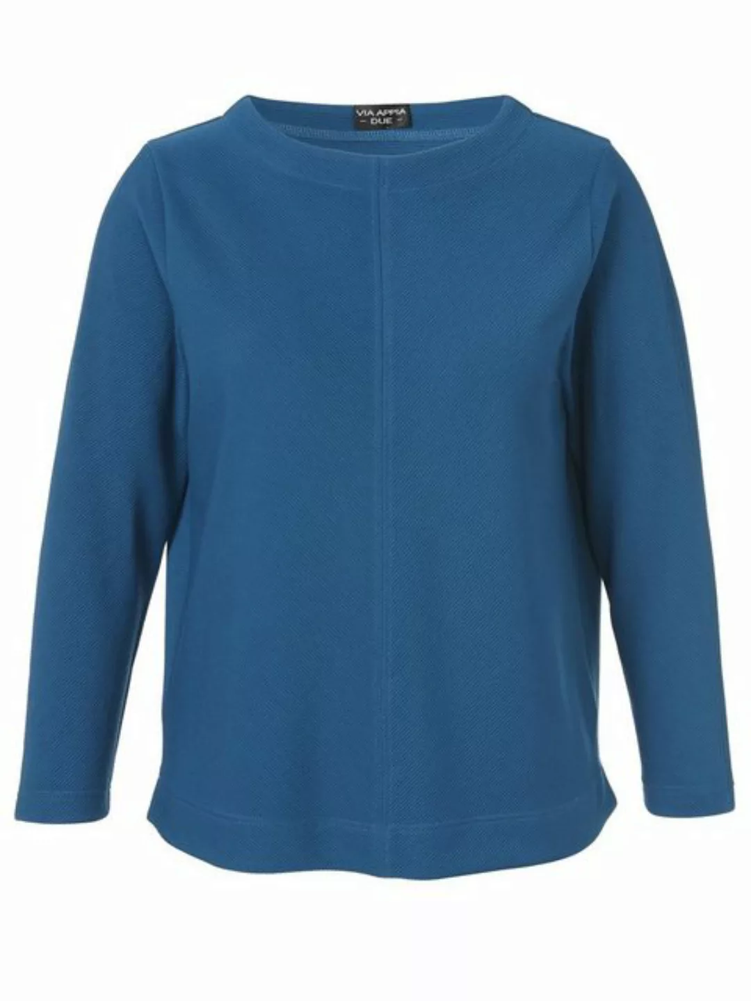 VIA APPIA DUE Sweatshirt aus unifarbenem Stoff günstig online kaufen