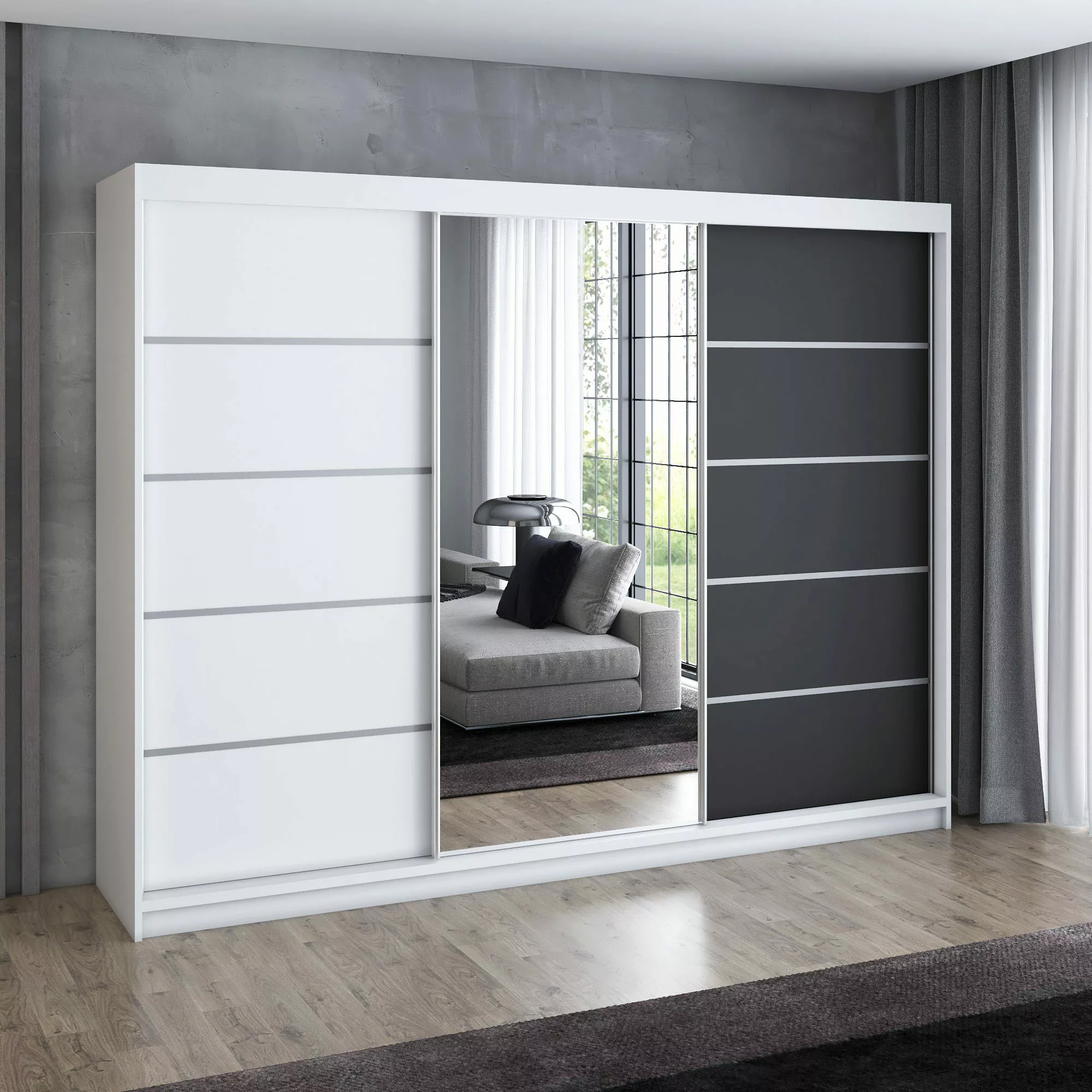 A&J MöbelLand GmbH Schwebetürenschrank VILANO 1 günstig online kaufen