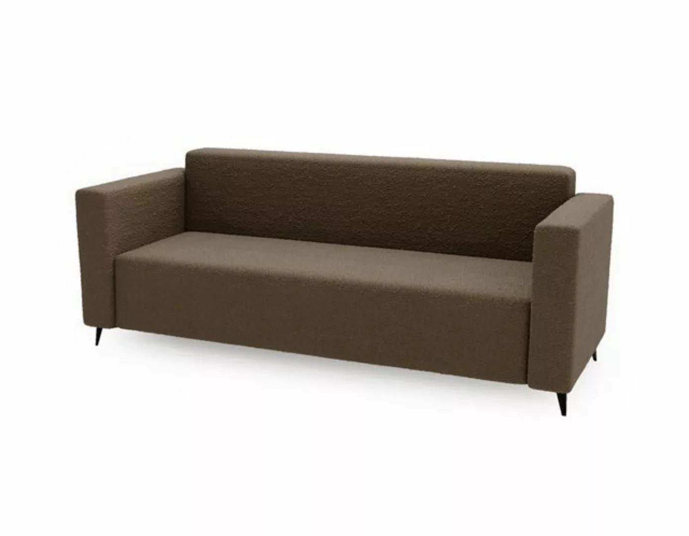 Compleo Sofa Boucle, 3-Sitzer Sofa, Sofa für das Wohnzimmer, kleines Wohnzi günstig online kaufen