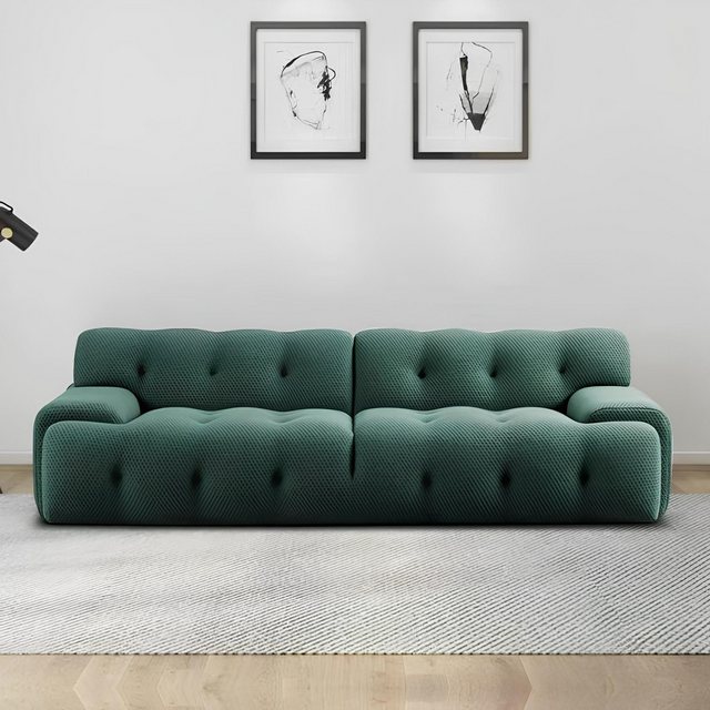 Xlmoebel Sofa Hochwertiges luxuriöses 3-Sitzer-Sofa aus Stoff, zeitgemäße, günstig online kaufen