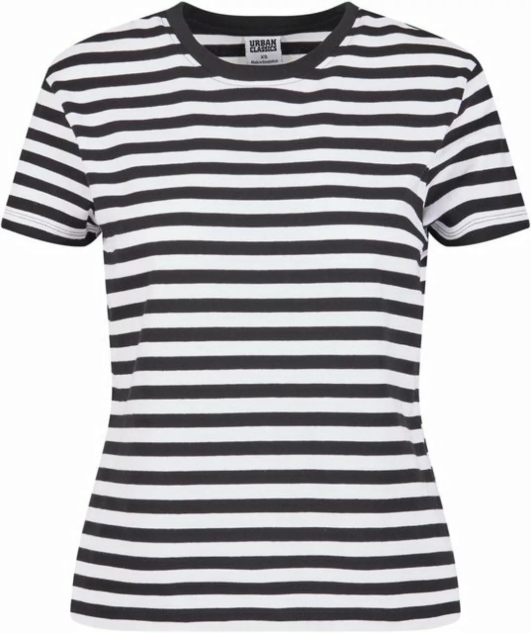 URBAN CLASSICS T-Shirt Ladies Regular Striped Tee günstig online kaufen