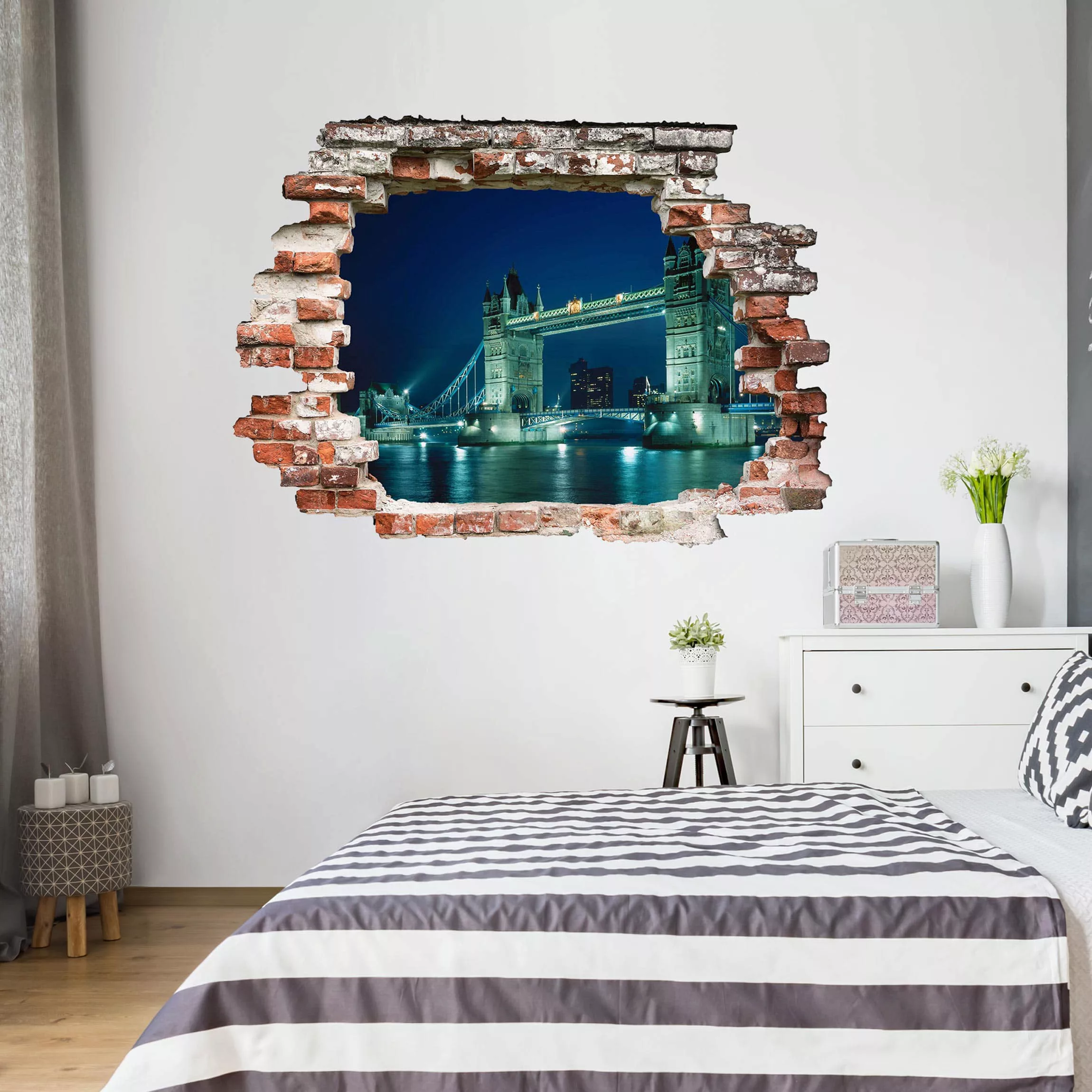 3D Wandtattoo Tower Bridge günstig online kaufen