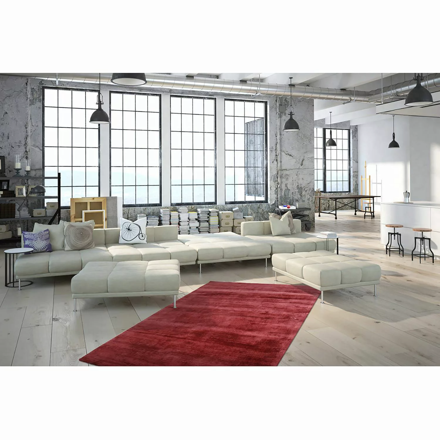 360Living Teppich Luxury mint B/L: ca. 120x170 cm günstig online kaufen