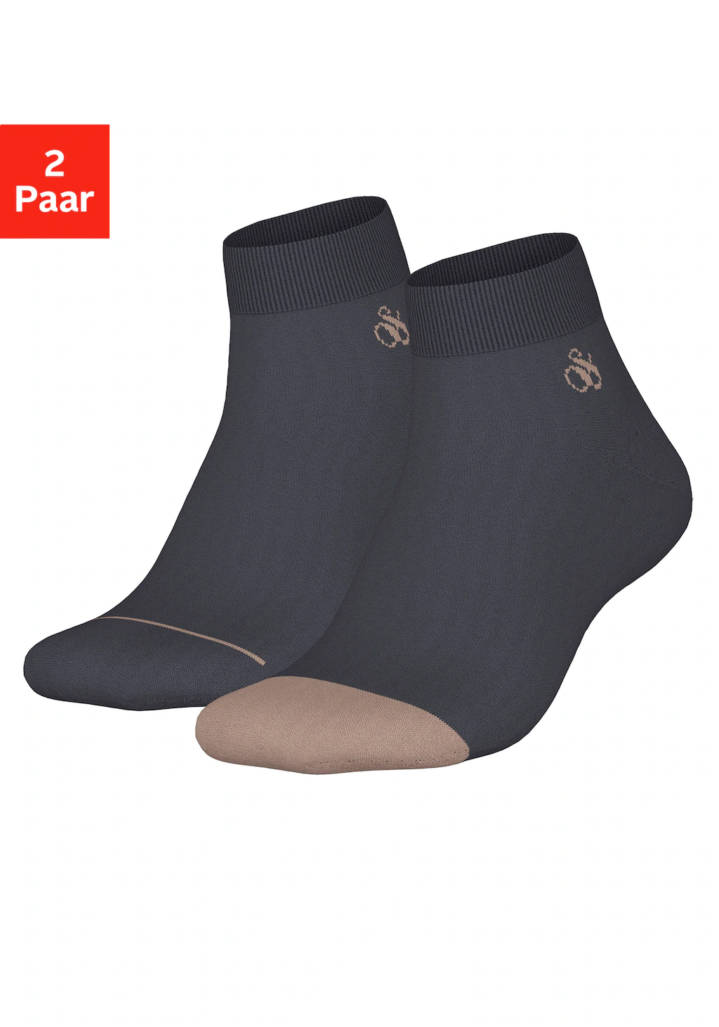 Scotch & Soda Shrunk Kurzsocken, (2 Paar), mit eingestricktem Logo günstig online kaufen