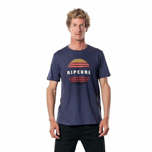 Rip Curl T-Shirt Herren Kurzarm-T-Shirt Rip Curl El Mama Dunkelblau Herren günstig online kaufen