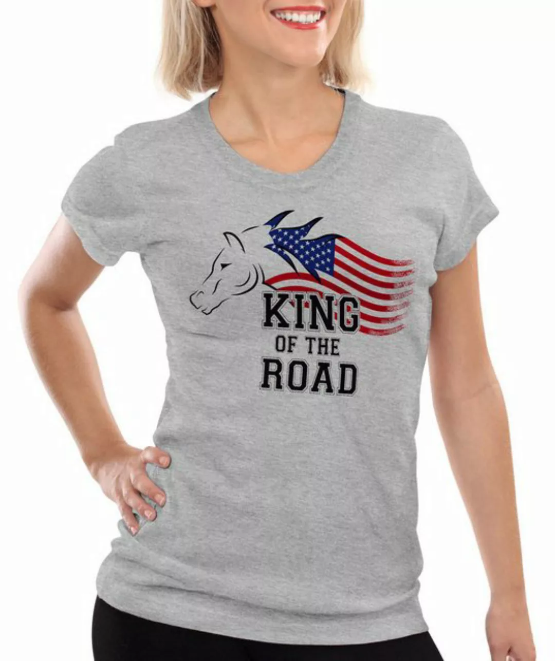 style3 T-Shirt King of the Road Amerika America Muscle Car motor tuning aut günstig online kaufen