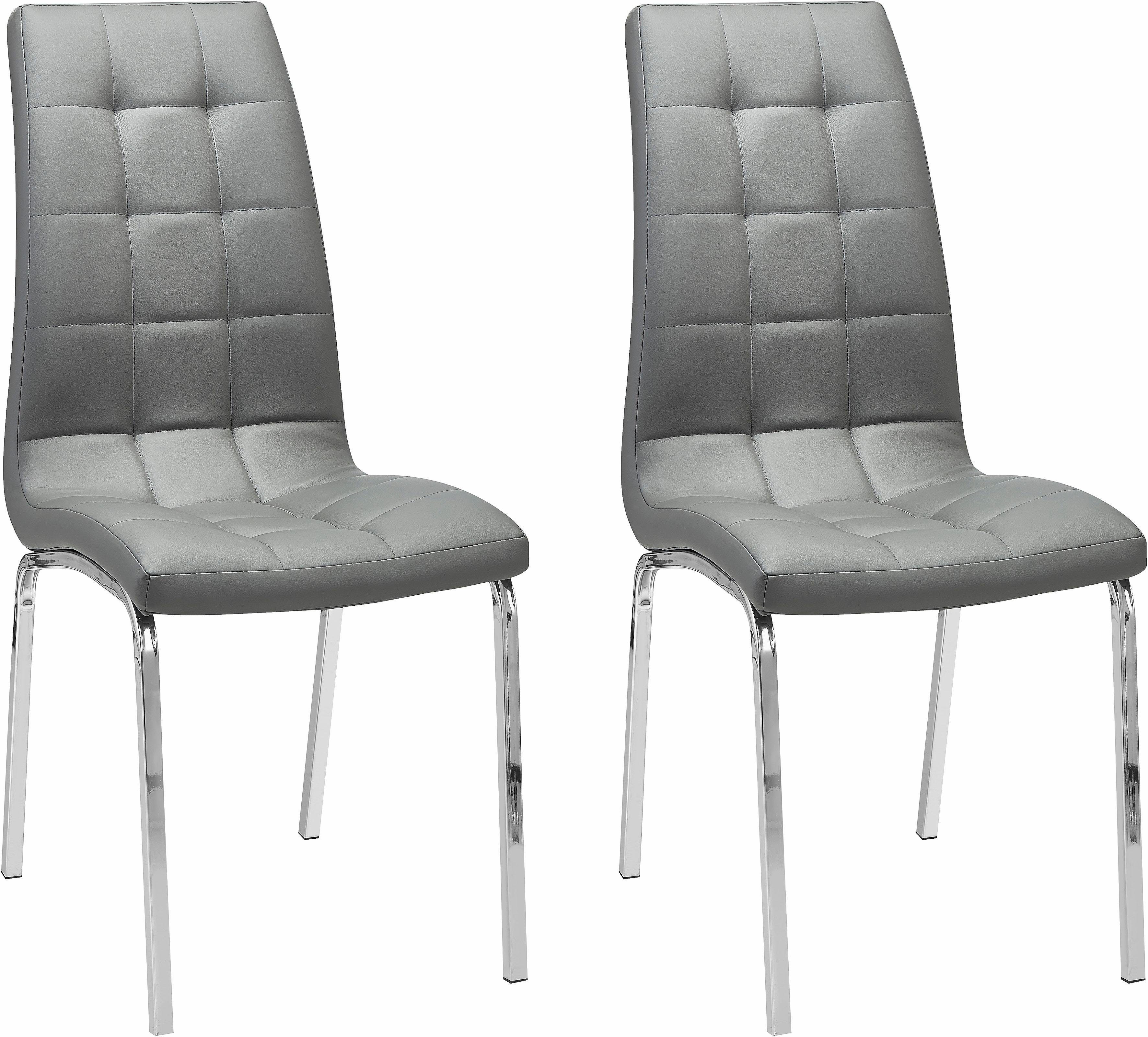 INOSIGN 4-Fußstuhl "Lila", (Set), 2 St., Kunstleder, (2 Stück) Bezug in Kun günstig online kaufen