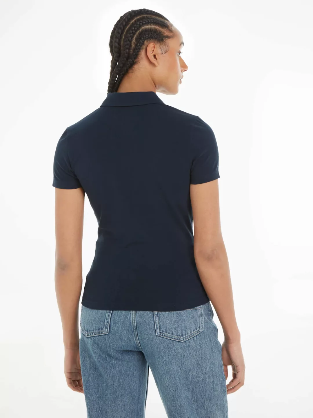 Tommy Jeans Poloshirt mit kurzer Knopfleiste günstig online kaufen