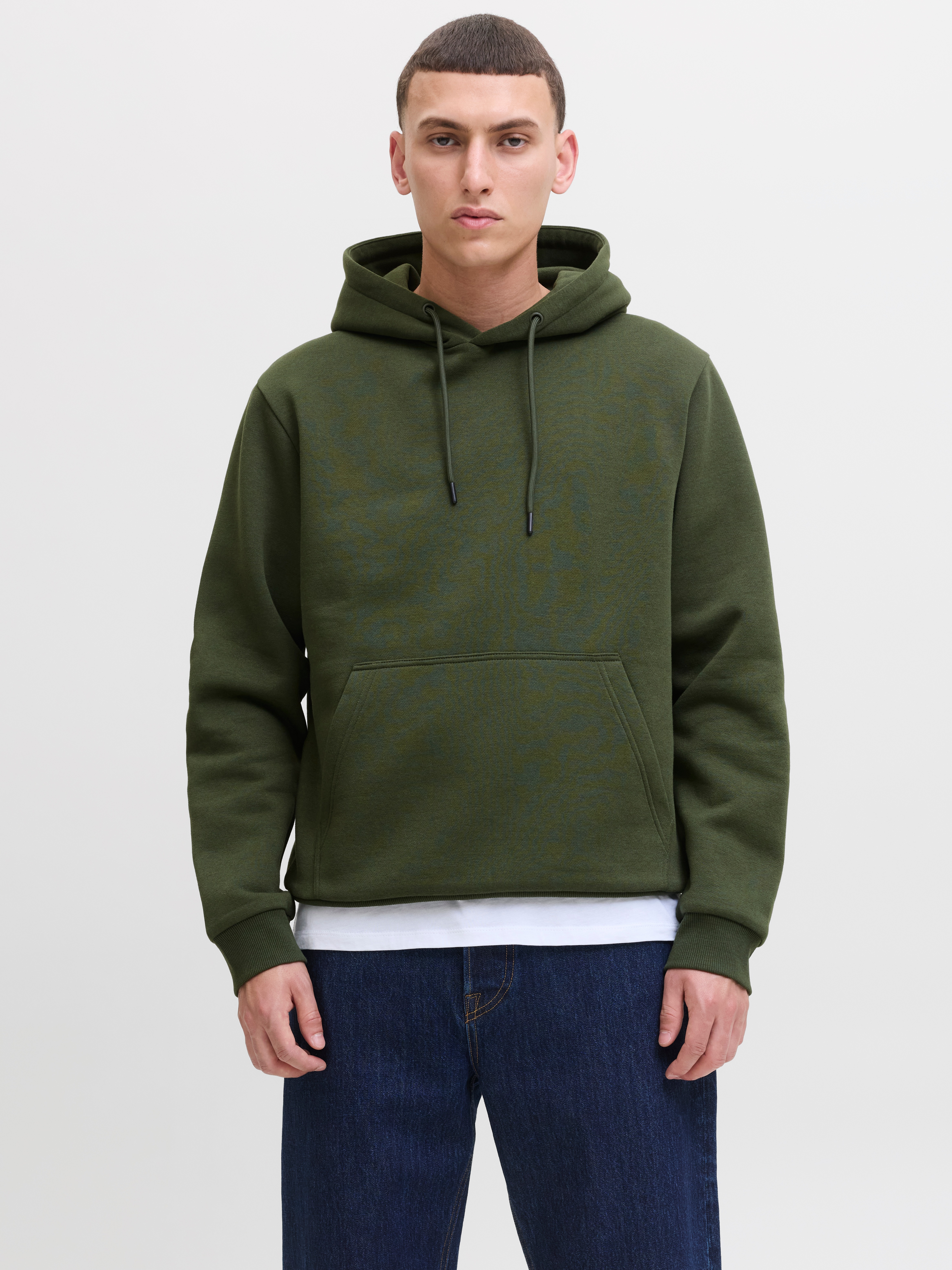 Jack & Jones Kapuzensweatshirt "JJEBRADLEY SWEAT HOOD NOOS", mit Känguru Ta günstig online kaufen