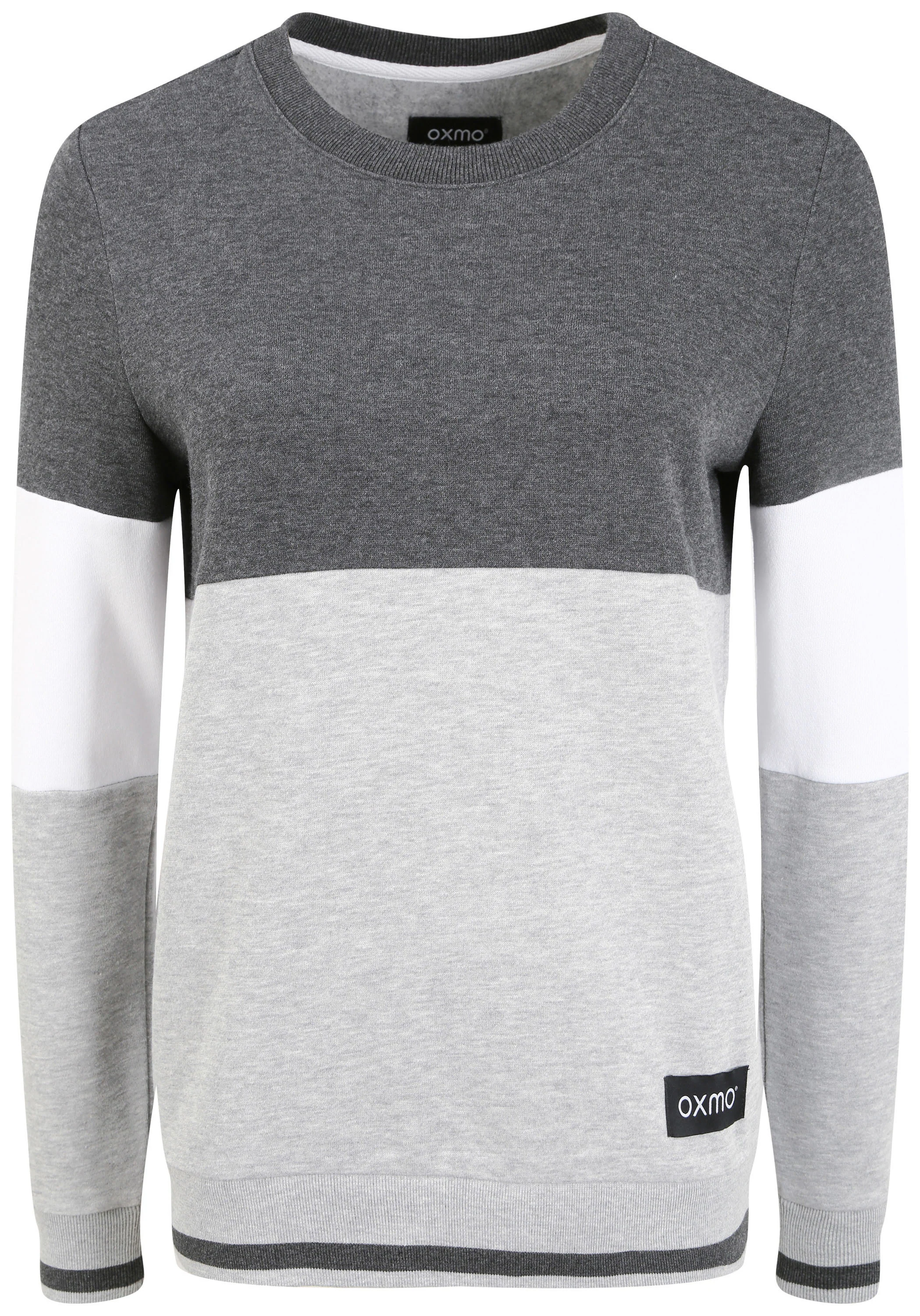 OXMO Hoodie OXOmaya Sportlicher Sweatpullover mit kontrastreichem Muster günstig online kaufen