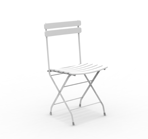 STEP - Klappbarer Outdoor Stuhl matt weiß günstig online kaufen