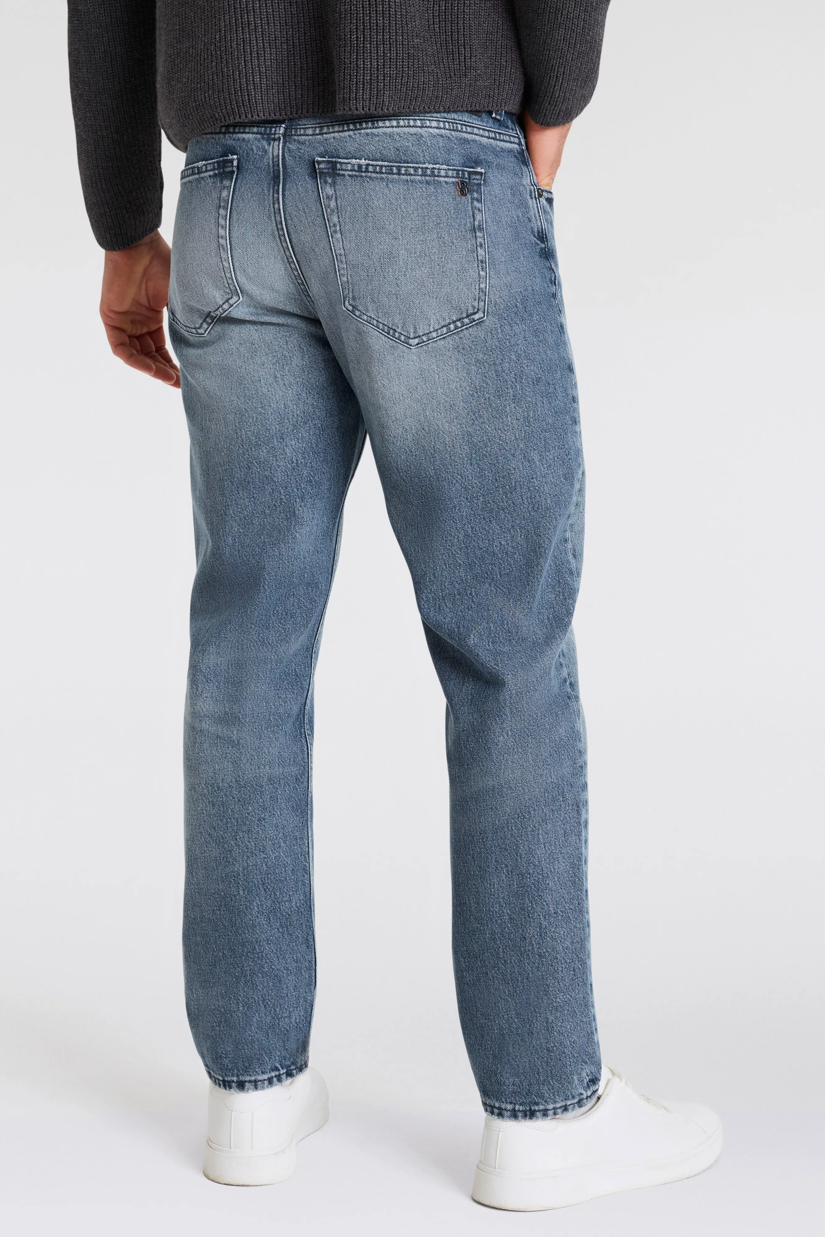 BOSS ORANGE Straight-Jeans "TROY BO-BF", mit BOSS Leder-Badge günstig online kaufen