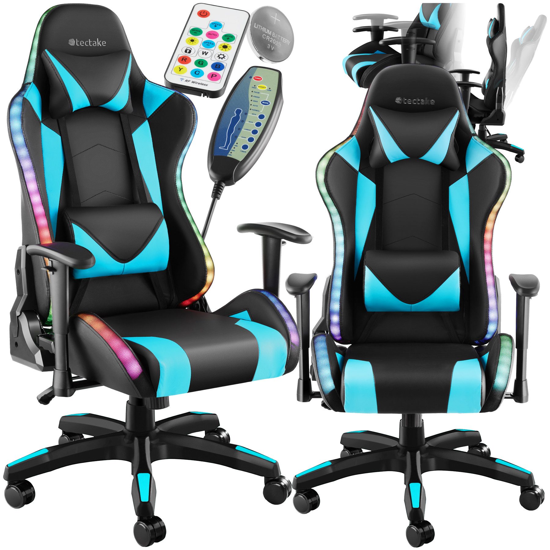 tectake Gaming-Stuhl Gamingstuhl (Set., 1 St), günstig online kaufen