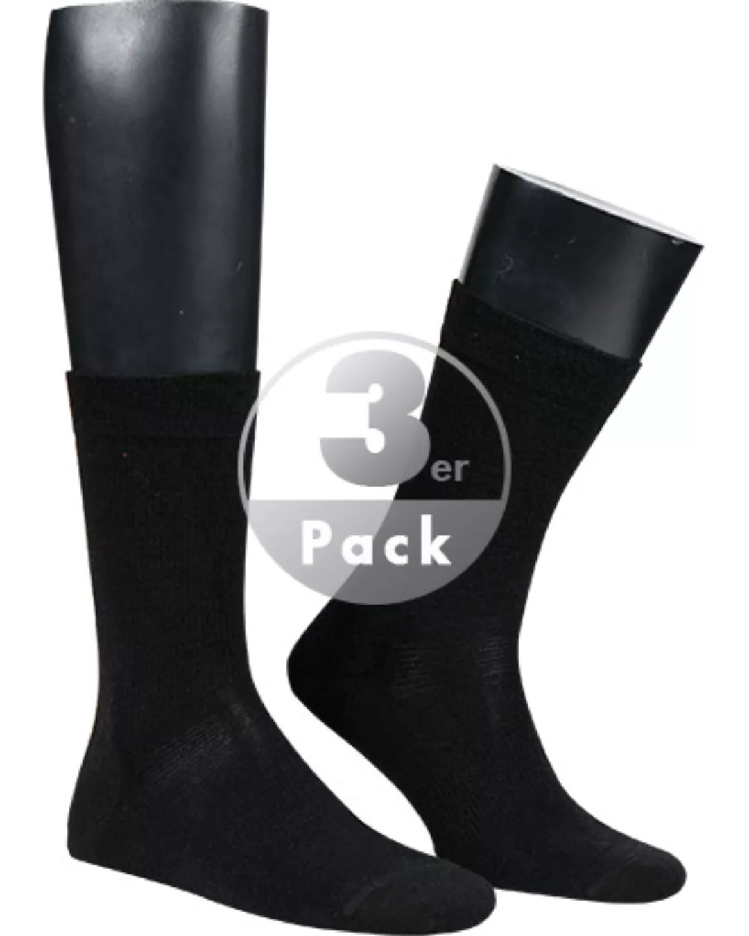 wapiti Freizeitsocken 3erPack schwarz 6500/C08/100 günstig online kaufen