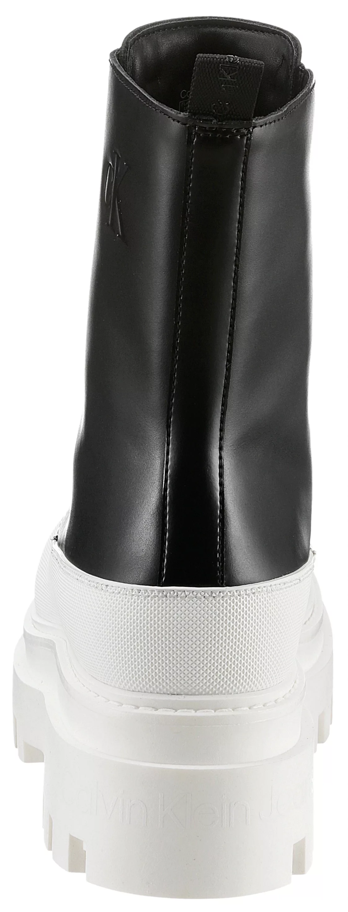 Calvin Klein Jeans Schnürstiefelette "FLATFORM LACE UP BOOT LTH" günstig online kaufen