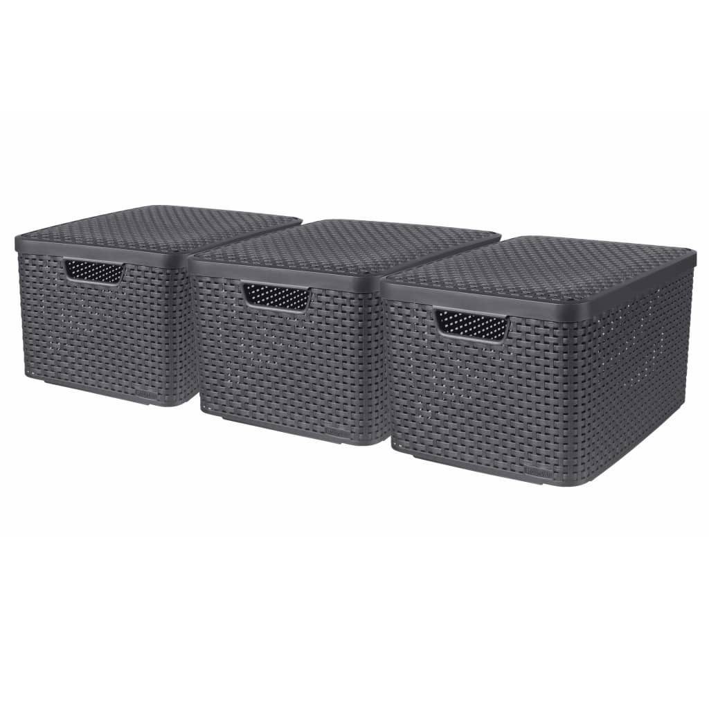 Curver Aufbewahrungsbox Aufbewahrungsboxen mit Deckel Style günstig online kaufen