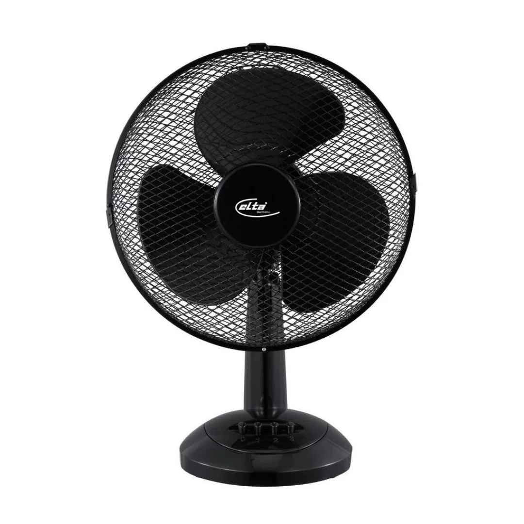 Elta Tischventilator TVT-30.2 schwarz Metall Kunststoff D: ca. 30 cm günstig online kaufen