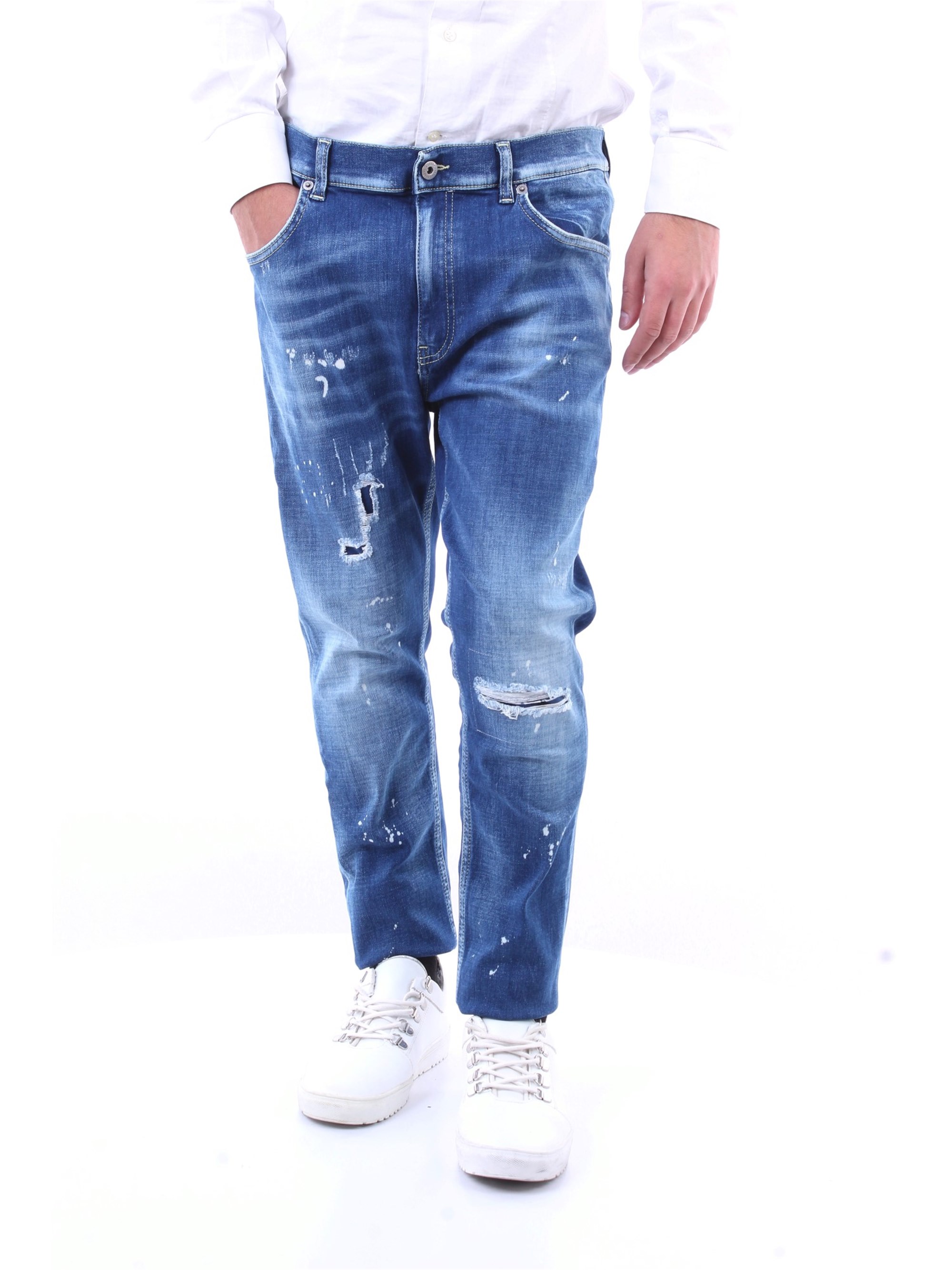 DONDUP dünn Herren Blue Jeans günstig online kaufen