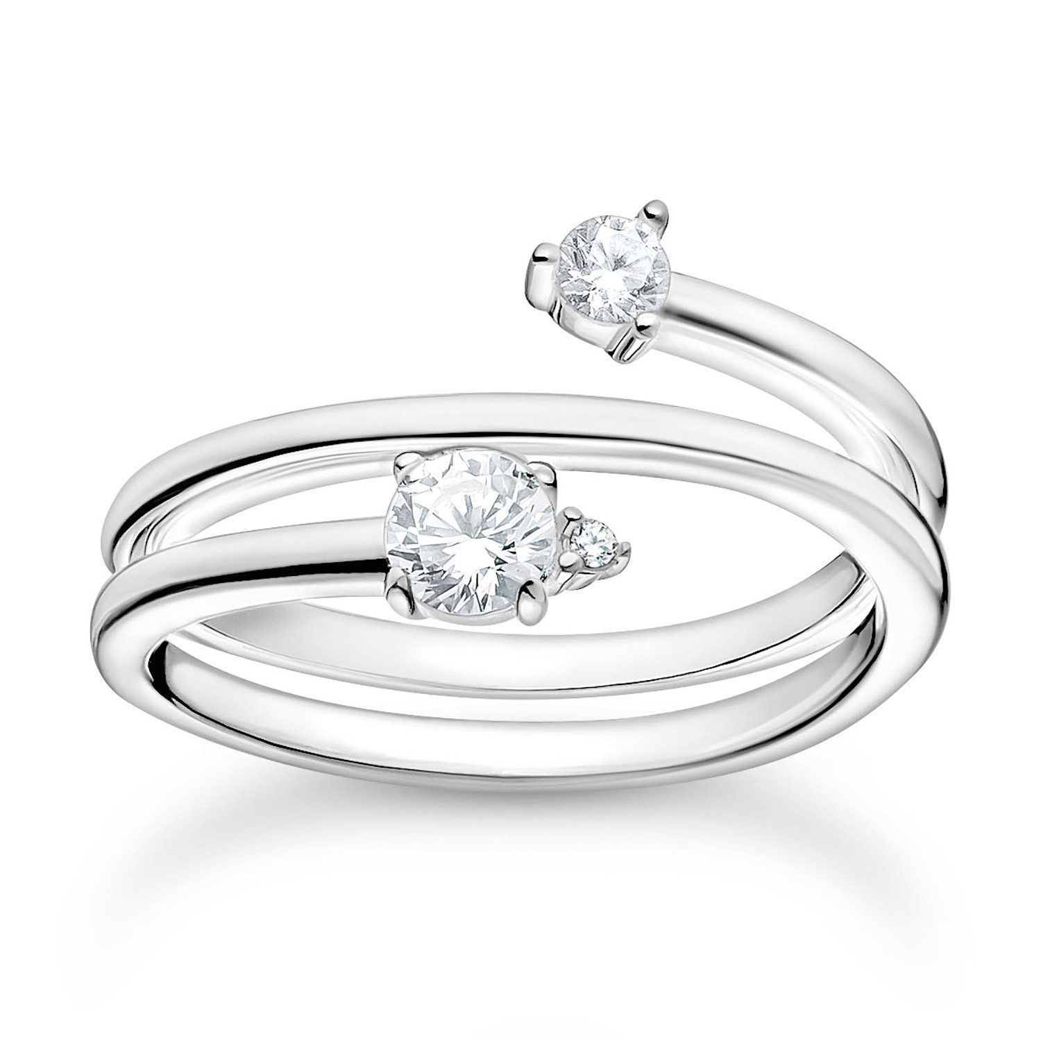 THOMAS SABO Silberring Pfeil mit Weißen günstig online kaufen