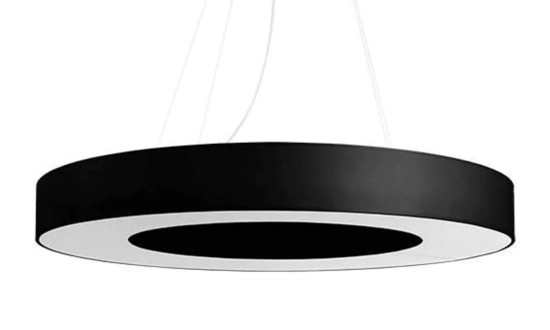 Sollux Lighting Kronleuchter Saturno  Slim 70 Schwarz günstig online kaufen