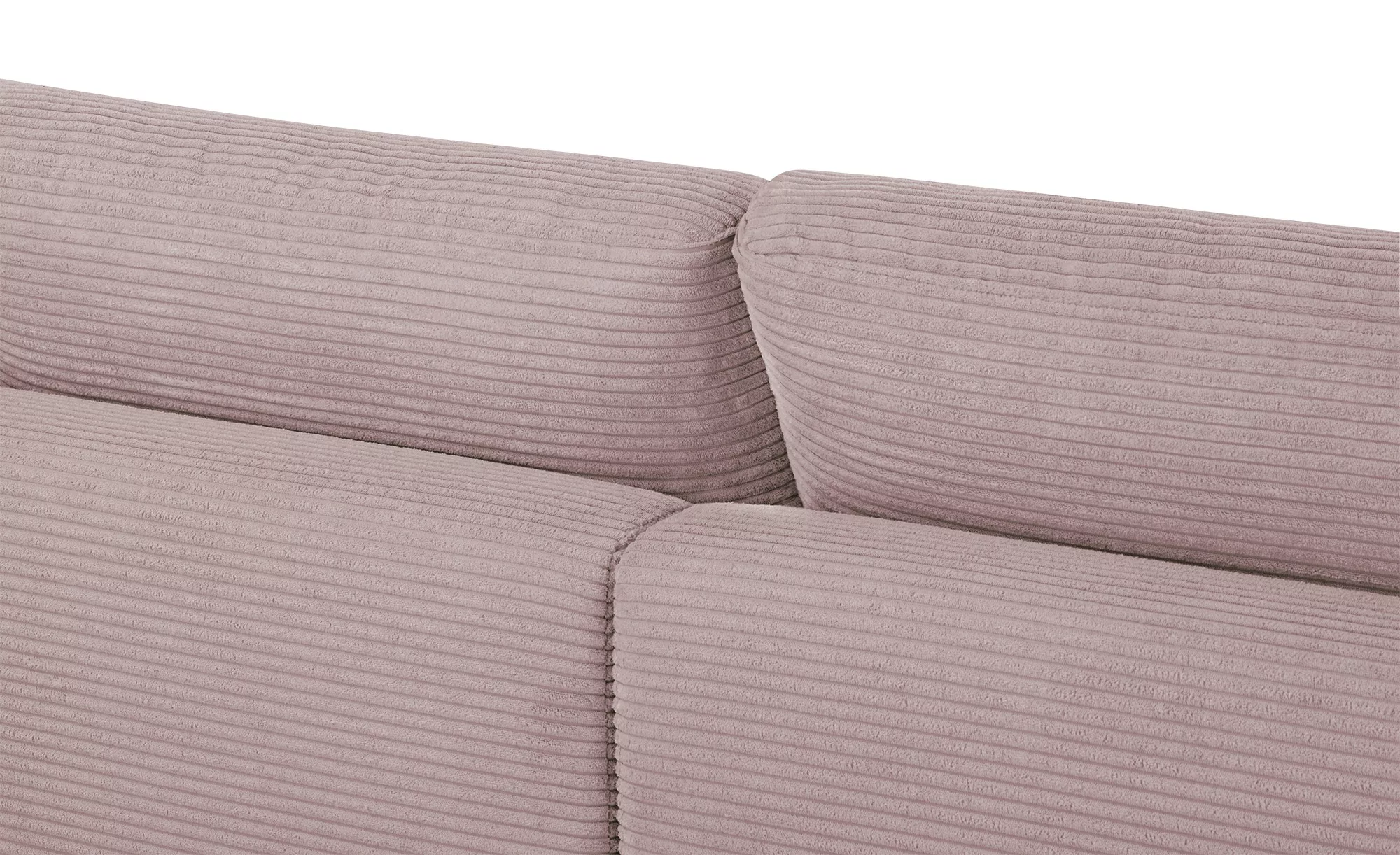 bobb Ecksofa in kuscheligem Cordstoff Soumia ¦ rosa/pink ¦ Maße (cm): B: 28 günstig online kaufen