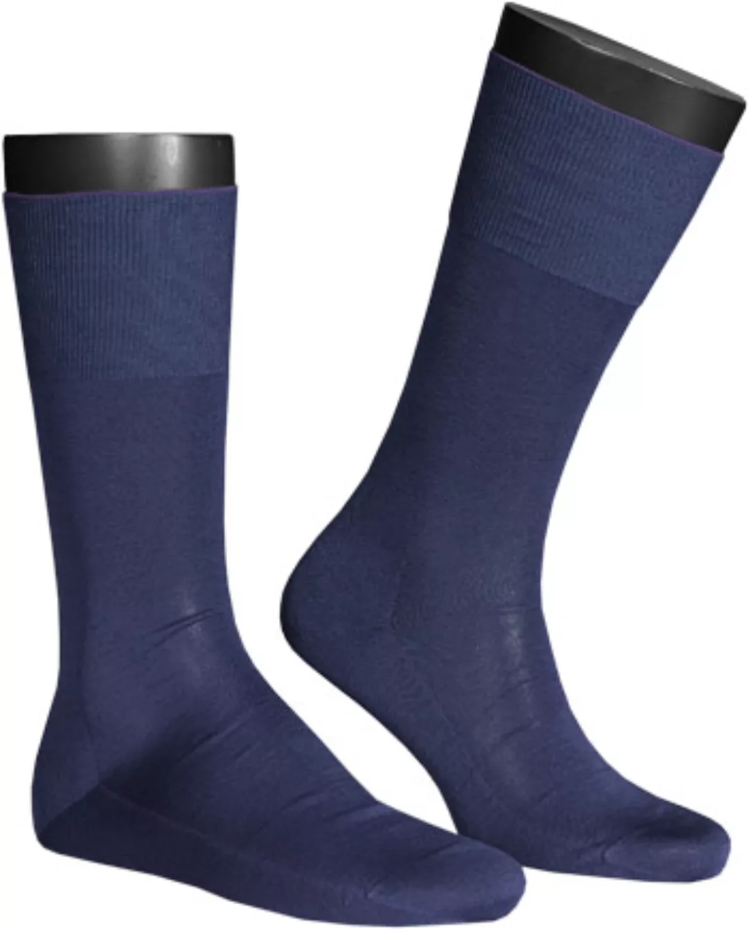 FALKE No. 9 Pure Fil d´Écosse Gentlemen Socken, Herren, 45-46, Blau, Uni, B günstig online kaufen