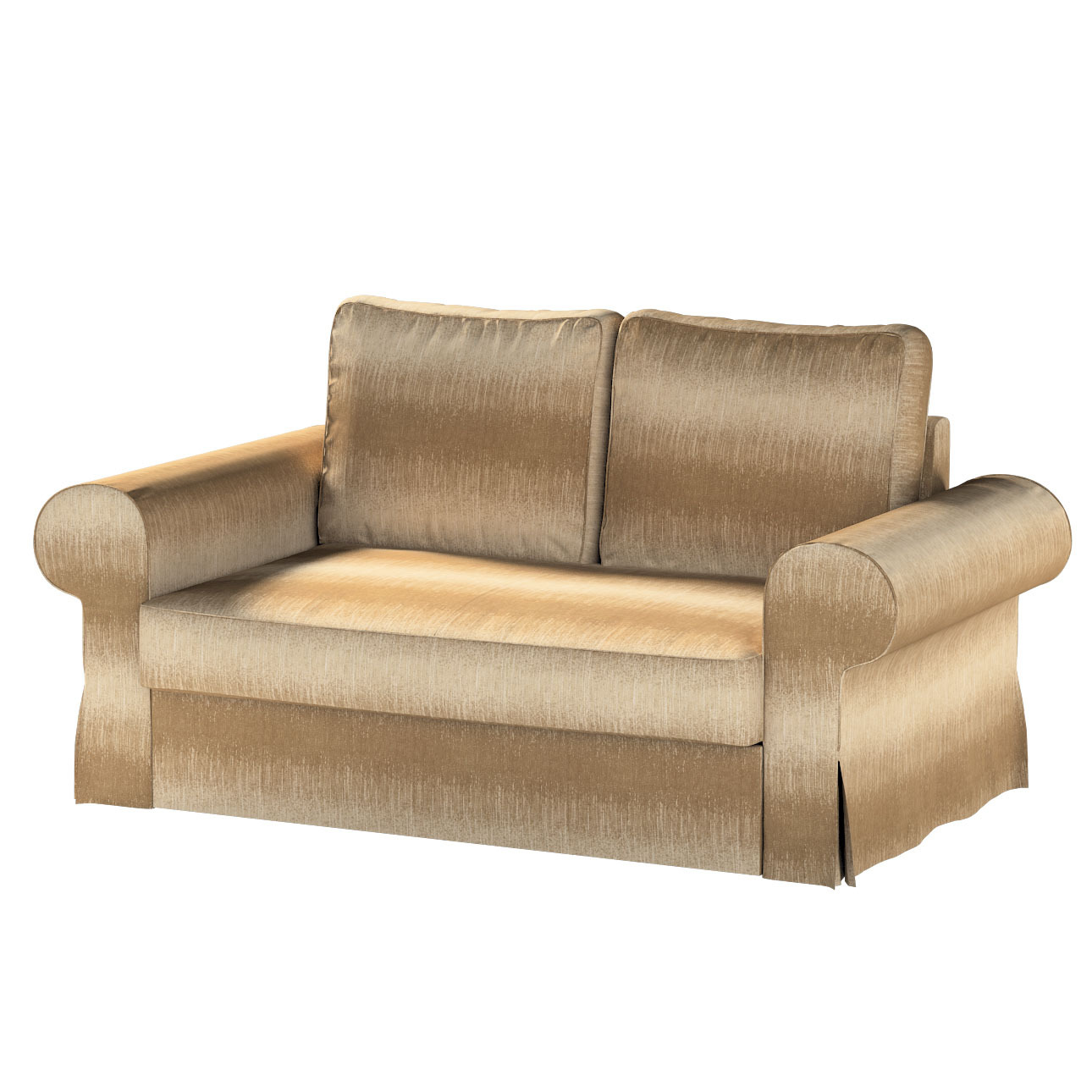 Bezug für Backabro 2-Sitzer Sofa ausklappbar, creme-beige, Bezug für Backab günstig online kaufen