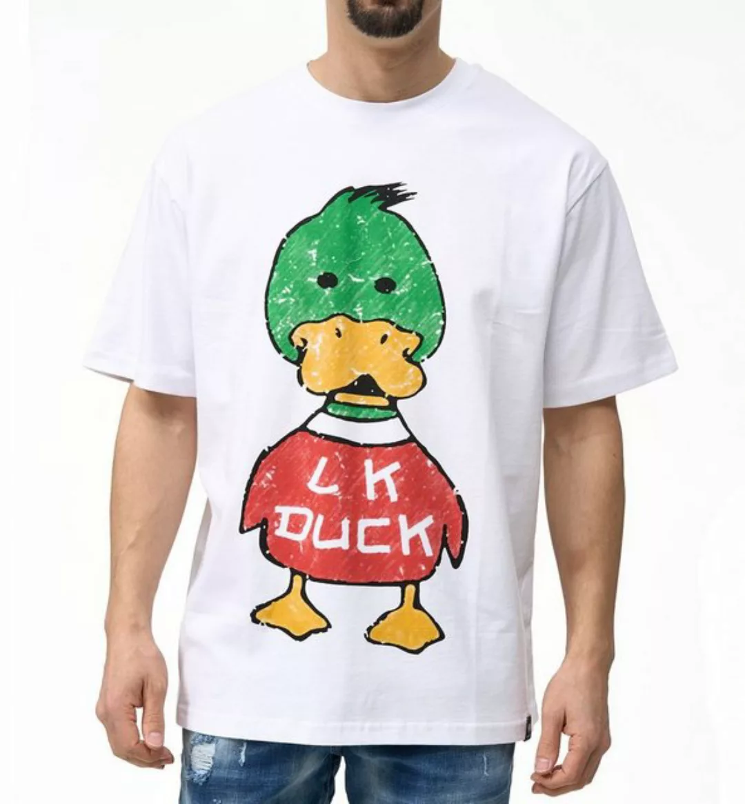 Denim House T-Shirt OVERSIZE Herren T-Shirt mit besonderem Print in Loose-F günstig online kaufen