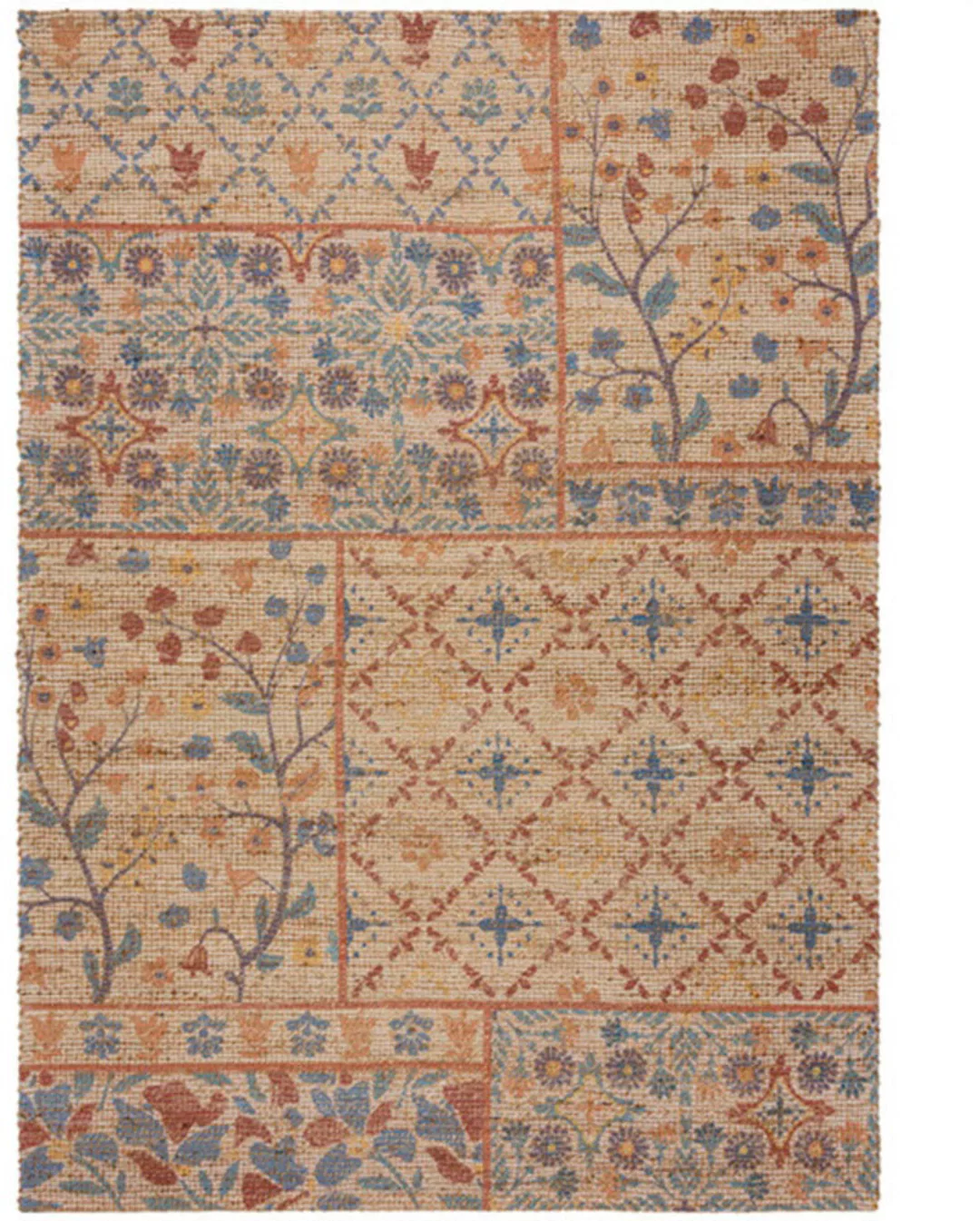 FLAIR RUGS Teppich »TAYLOR PATCHWORK«, rechteckig, 7 mm Höhe, Bedruckter Ju günstig online kaufen