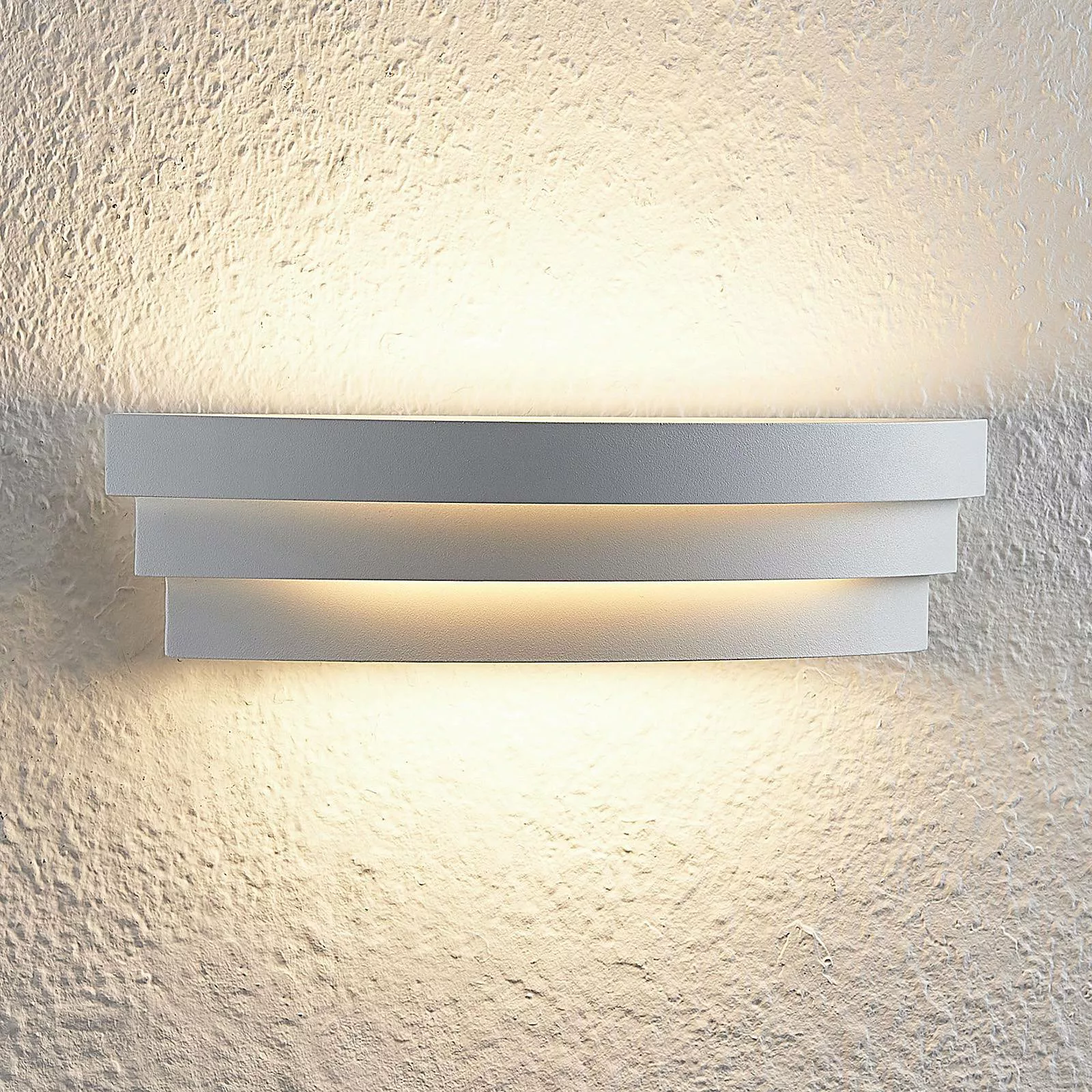 Arcchio Harun LED-Wandleuchte in Weiß, 30 cm günstig online kaufen