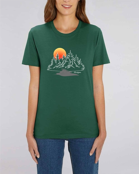 Natur, Wandern, Sonnenuntergang, Wald Tshirt Aus Bio Baumwolle günstig online kaufen