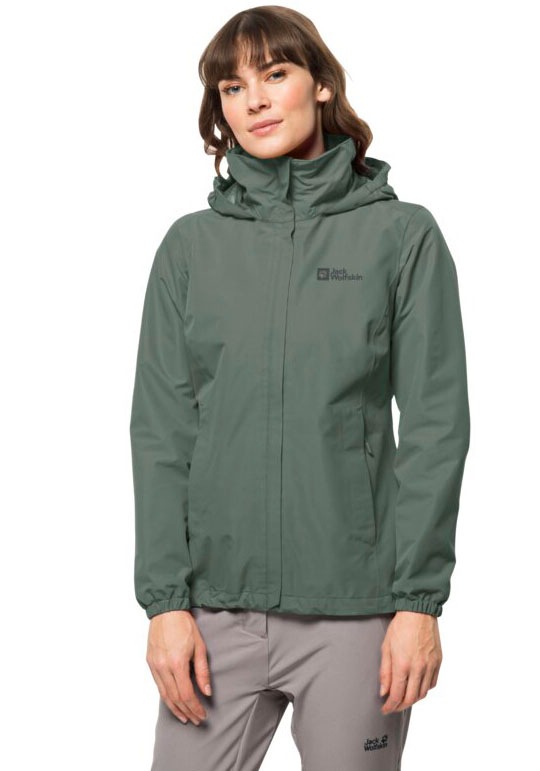 Jack Wolfskin Funktionsjacke "STORMY POINT 2L JKT W", mit Kapuze, mit verst günstig online kaufen