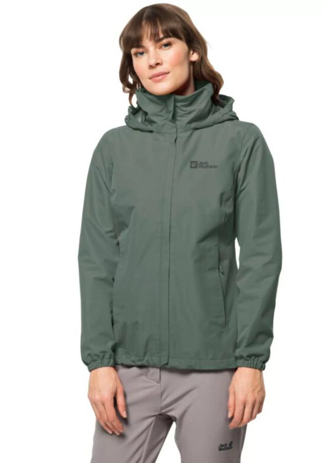 Jack Wolfskin Funktionsjacke "STORMY POINT 2L JKT W", mit Kapuze, mit verst günstig online kaufen