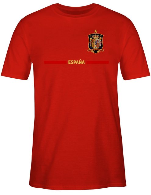 Shirtracer T-Shirt Spanisches Trikot Wappen, España mit Stolz, Spanien Fan- günstig online kaufen