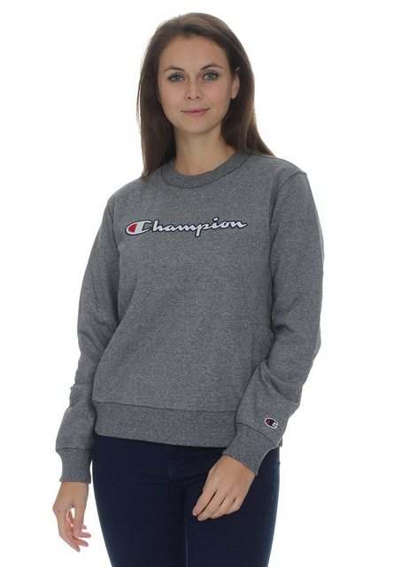 Champion Sweater Champion Crew-Neck Damen 113190 F20 EM526 Grau meliert günstig online kaufen