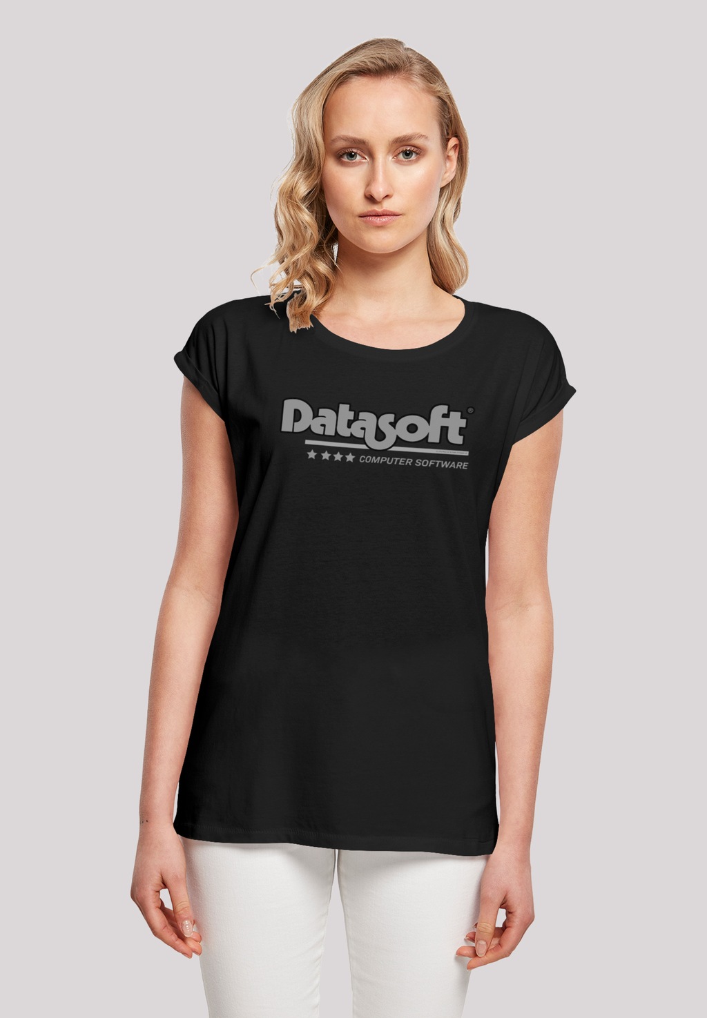 F4NT4STIC T-Shirt "Retro Gaming Datasoft Logo schwarz", Print günstig online kaufen