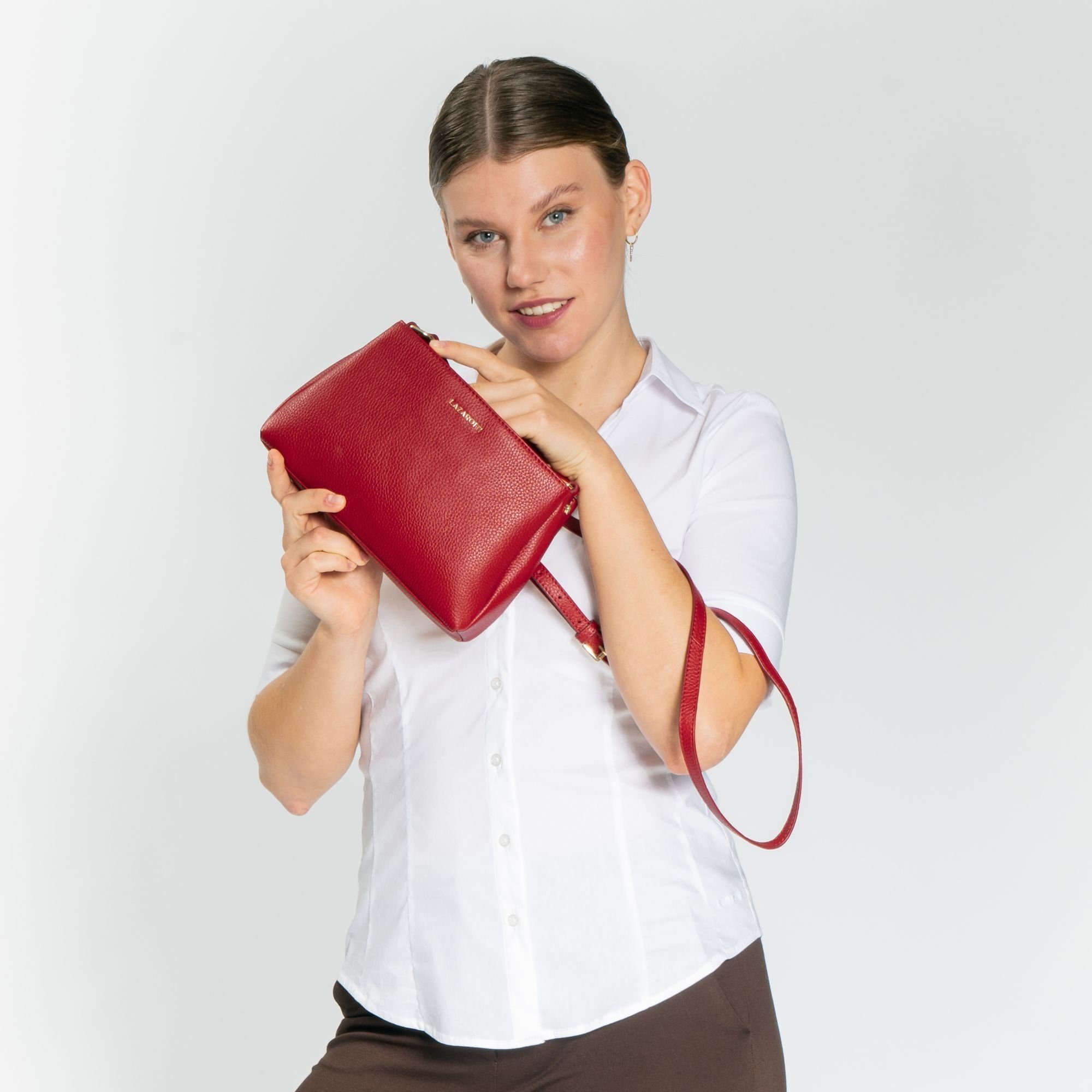 Lazarotti Umhängetasche Bologna Leather, aus echtem günstig online kaufen