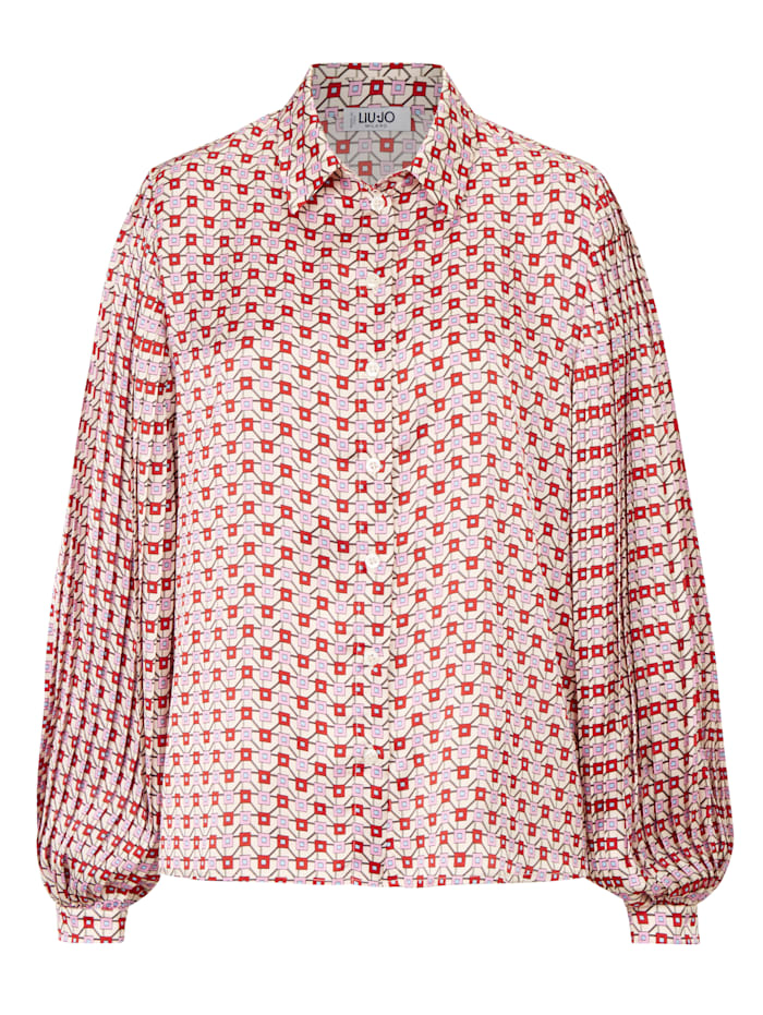 Bluse mit Puffärmeln LIU JO Rosé günstig online kaufen