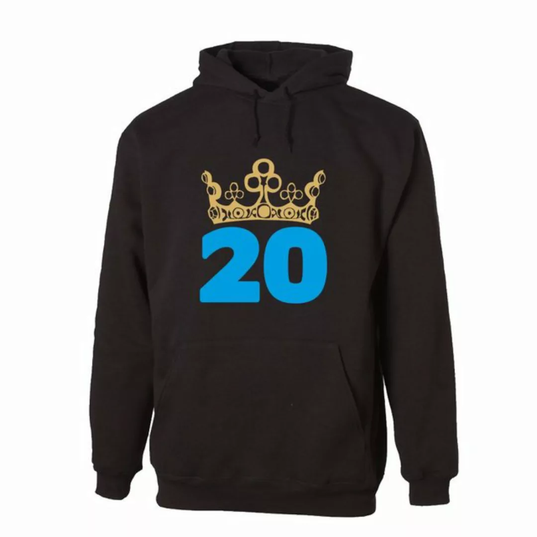 G-graphics Hoodie 20 – mit Krone zum 20ten Geburtstag, Unisex, mit Frontpri günstig online kaufen