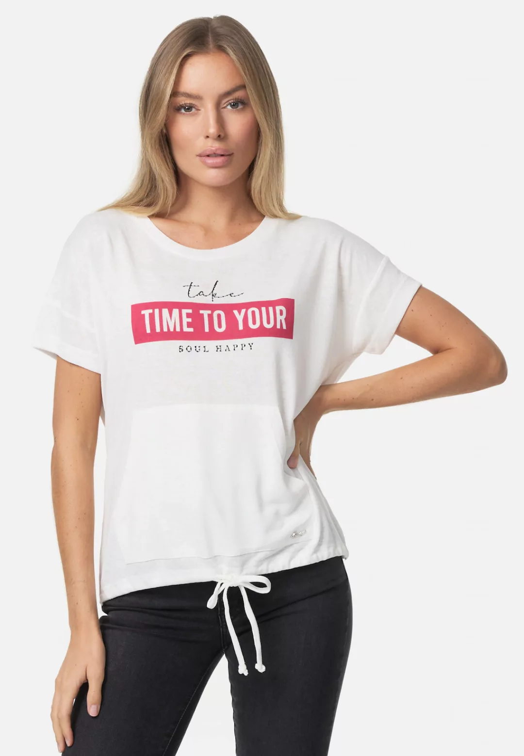 Decay T-Shirt, mit gemütlicher Kängurutasche günstig online kaufen