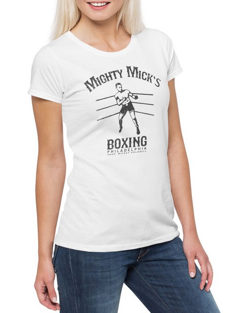 Urban Backwoods Print-Shirt Mighty Mick's Boxing II Damen T-Shirt Tommy Gym günstig online kaufen