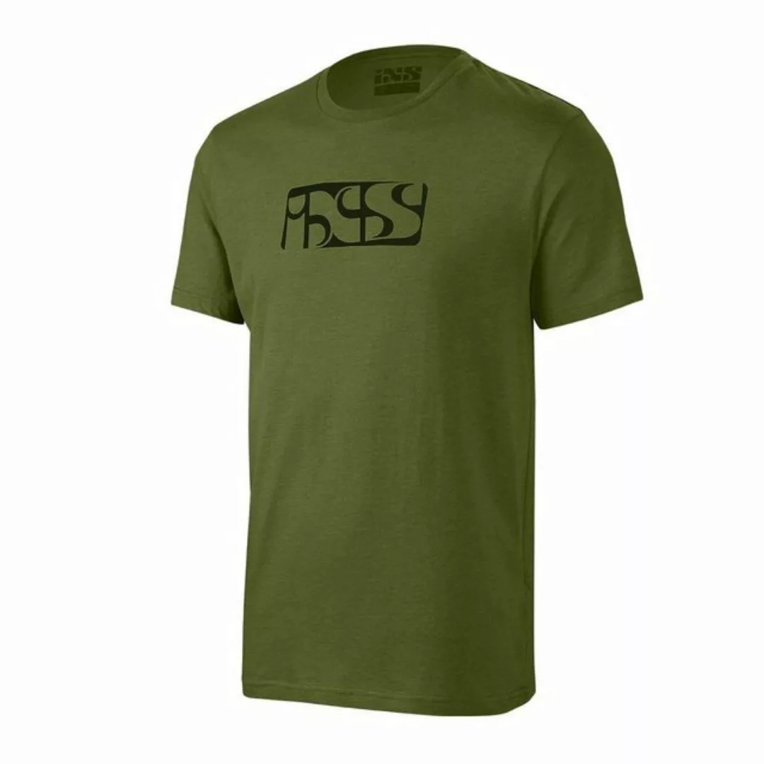 IXS T-Shirt T-Shirts iXS Brand T-Shirt mit iXS-Logo - Grün L (1-tlg) günstig online kaufen
