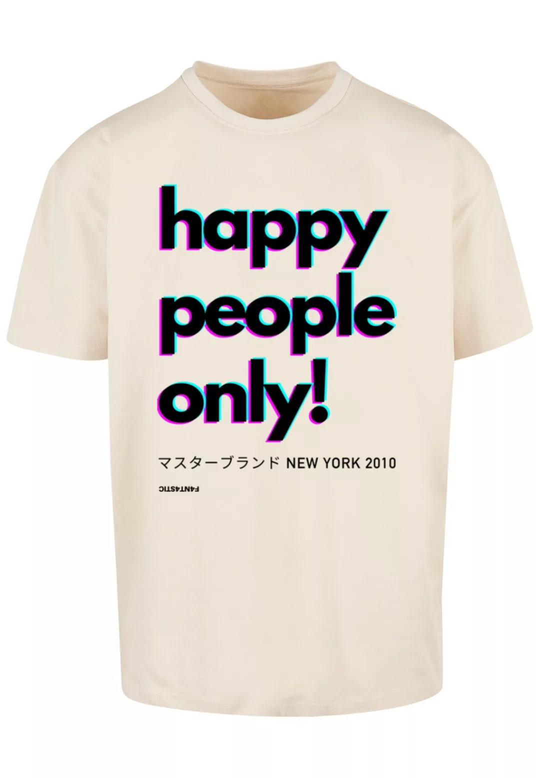 F4NT4STIC T-Shirt "Happy people only New York", Print günstig online kaufen