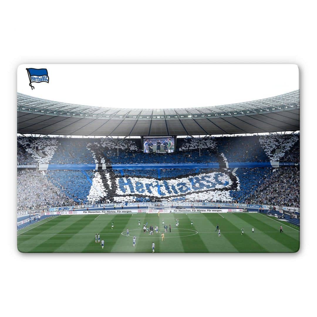 Hertha BSC Glasbild Fußball Glasbild Modern günstig online kaufen