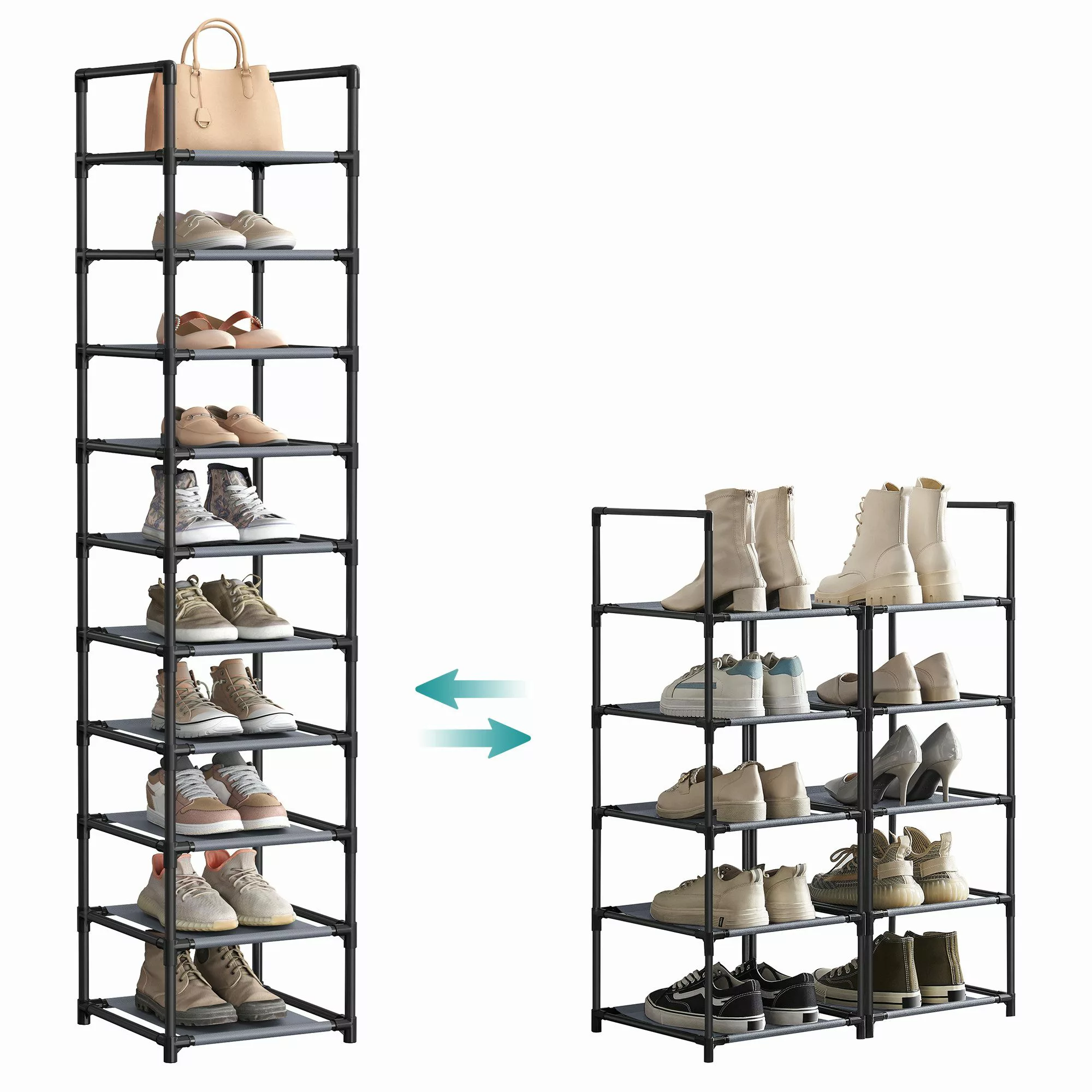 SONGMICS Schuhregal Schuhschrank, für 20 Paar günstig online kaufen